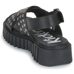 Sandales Et Nu-pieds^Kickers - KICK FACT Noir