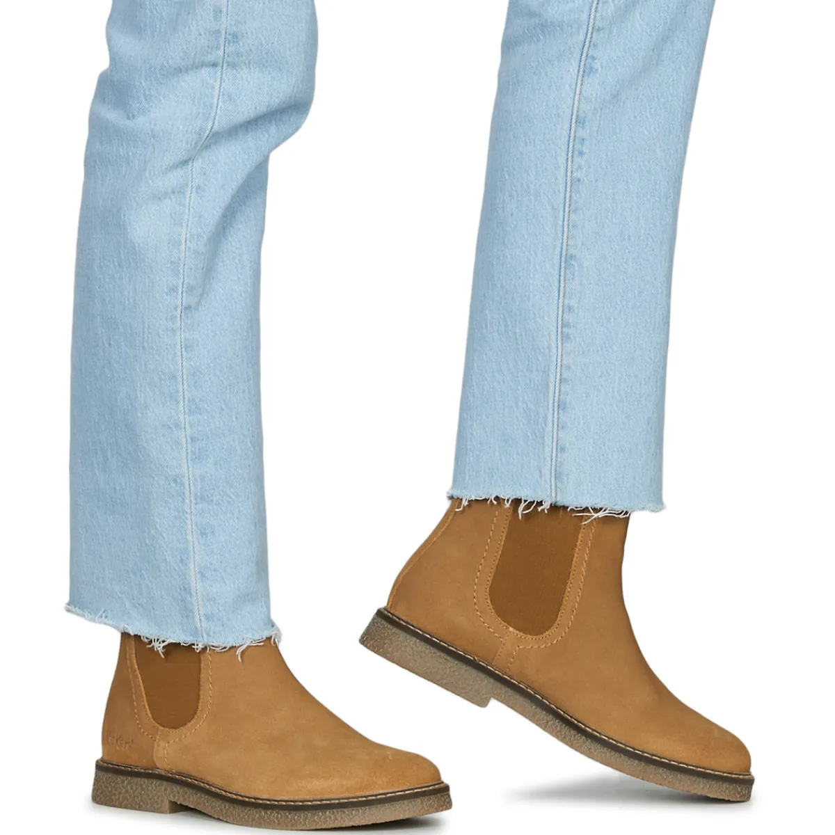 Bottines / Boots^Kickers - KICK LOREL Camel
