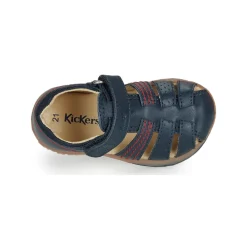 Sandales Et Nu-pieds^Kickers - PLATIBACK Marine