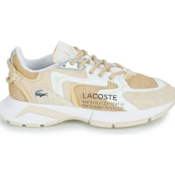 Baskets Mode^Lacoste - L003 Beige