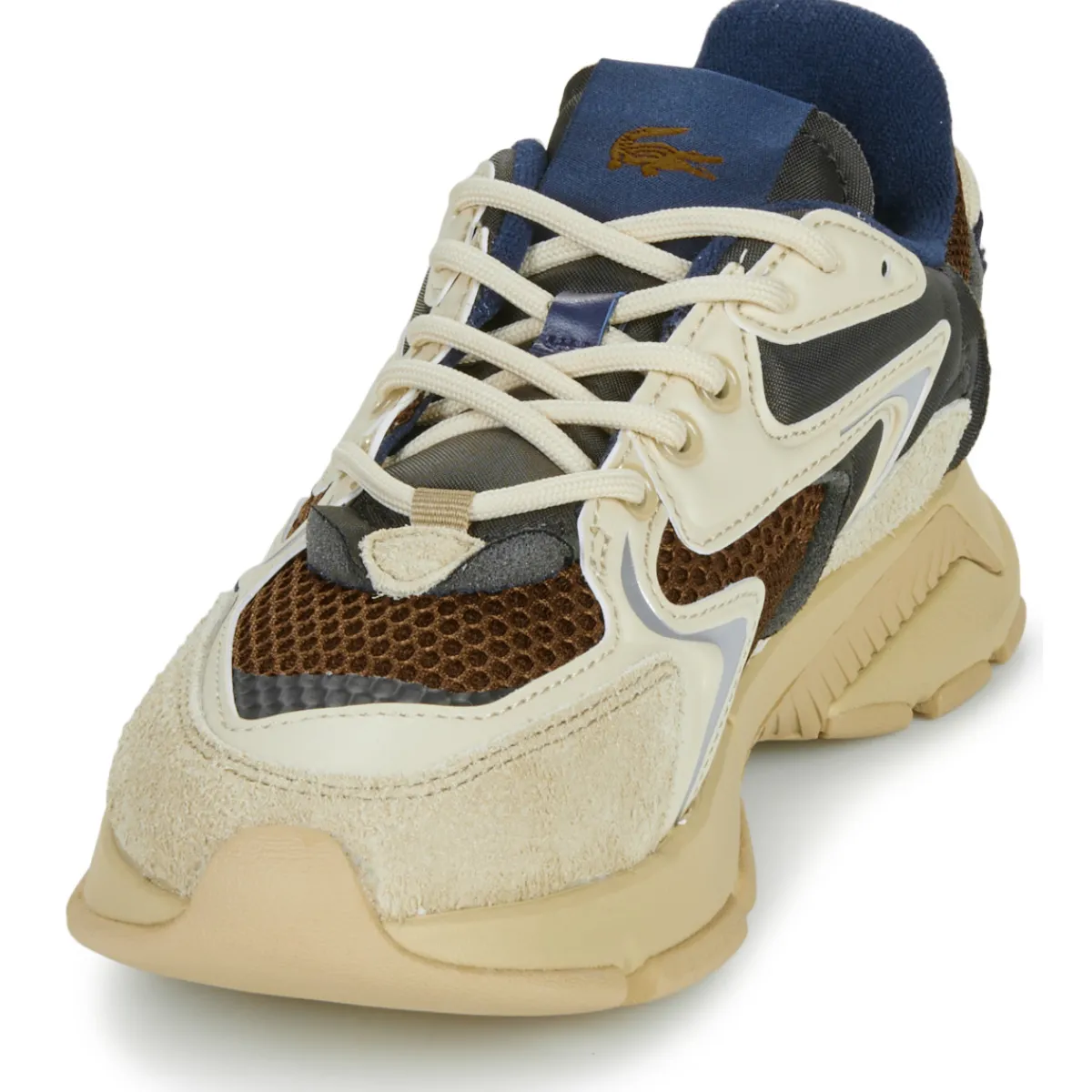 Baskets Mode^Lacoste - L003 Marron