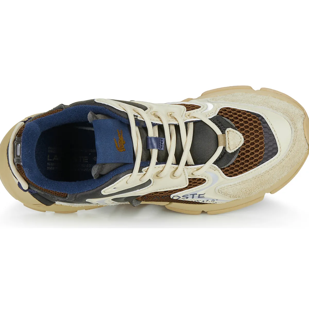Baskets Mode^Lacoste - L003 Marron