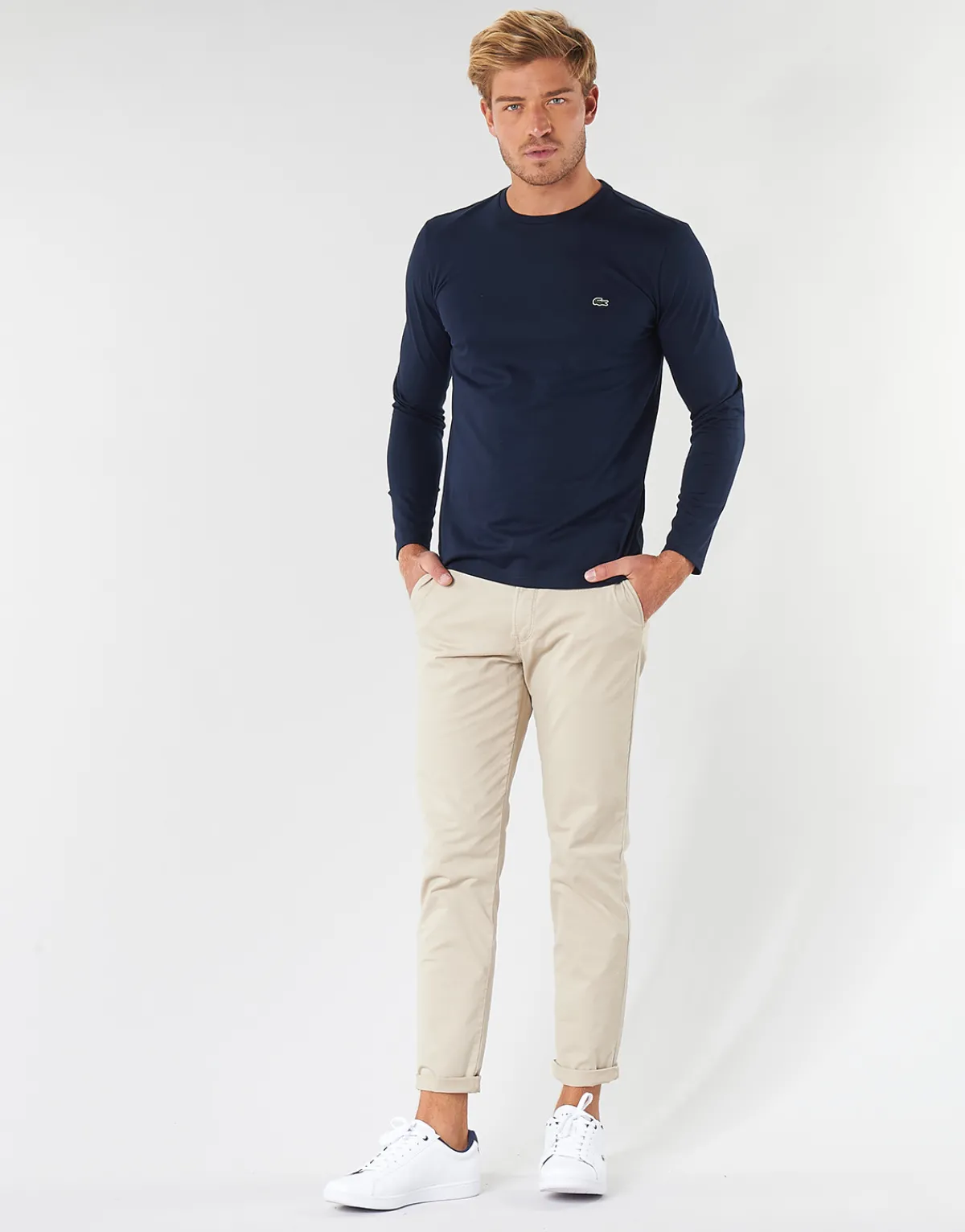 T-shirts & Polos^Lacoste - TH6712 Marine