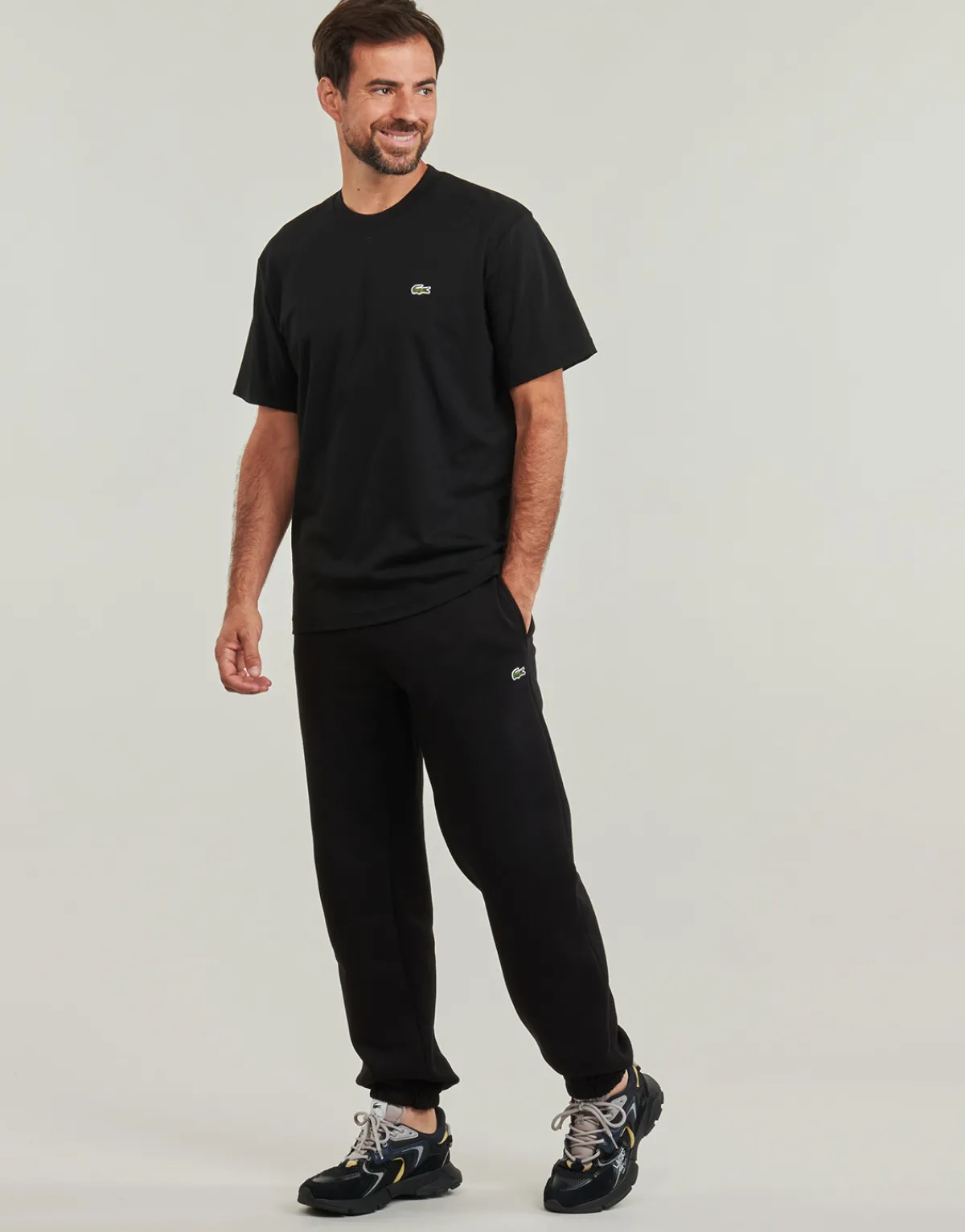 T-shirts & Polos^Lacoste - TH7318 Noir