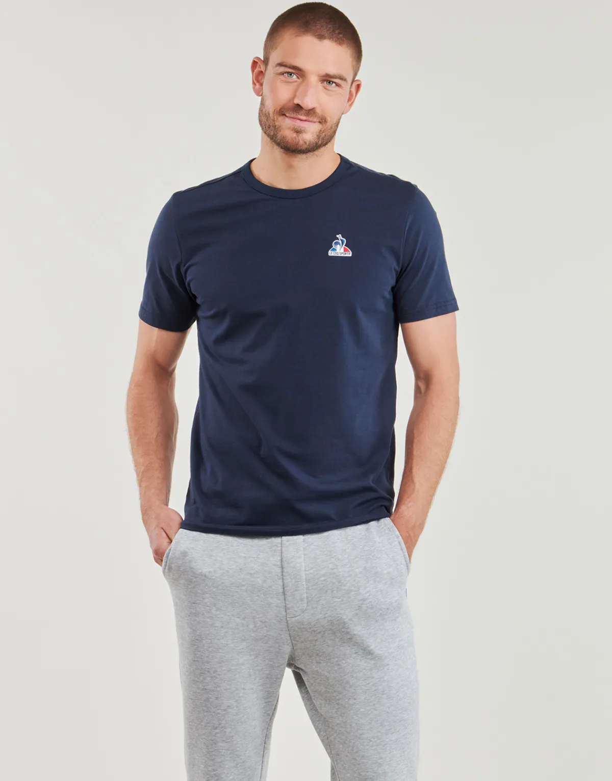 T-shirts & Polos^Le Coq Sportif - ESS Tee SS N°1 M Marine
