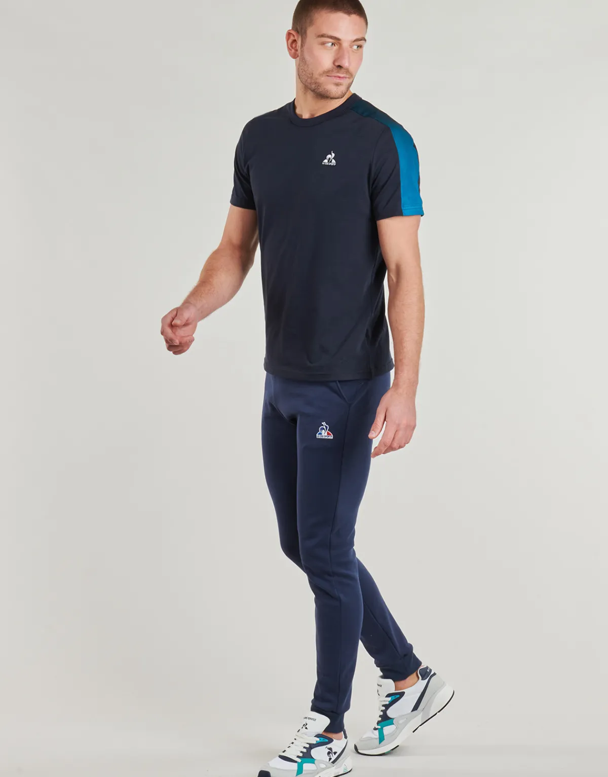T-shirts & Polos^Le Coq Sportif - HERITAGE SP TEE SS N°2 M Marine