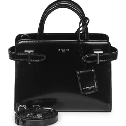 Besaces / Sacs Bandoulière^Le Tanneur - EMILIE SMALL SHOPPER Noir