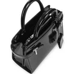 Besaces / Sacs Bandoulière^Le Tanneur - EMILIE SMALL SHOPPER Noir