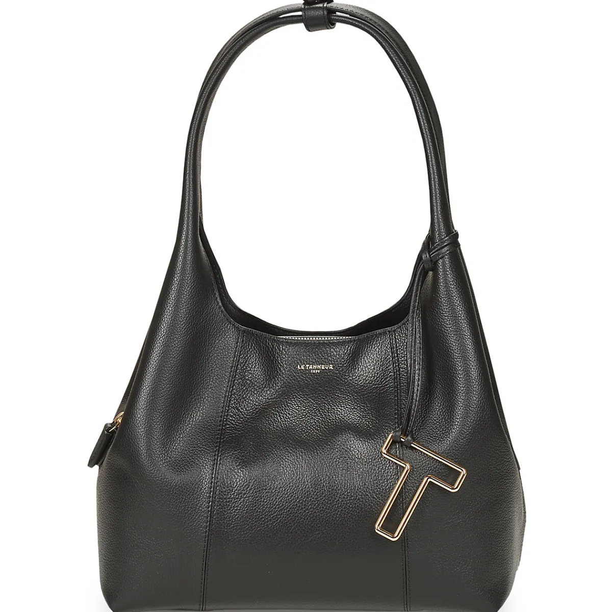 Sacs À Main^Le Tanneur - JULIETTE MEDIUM SHOULDER Noir