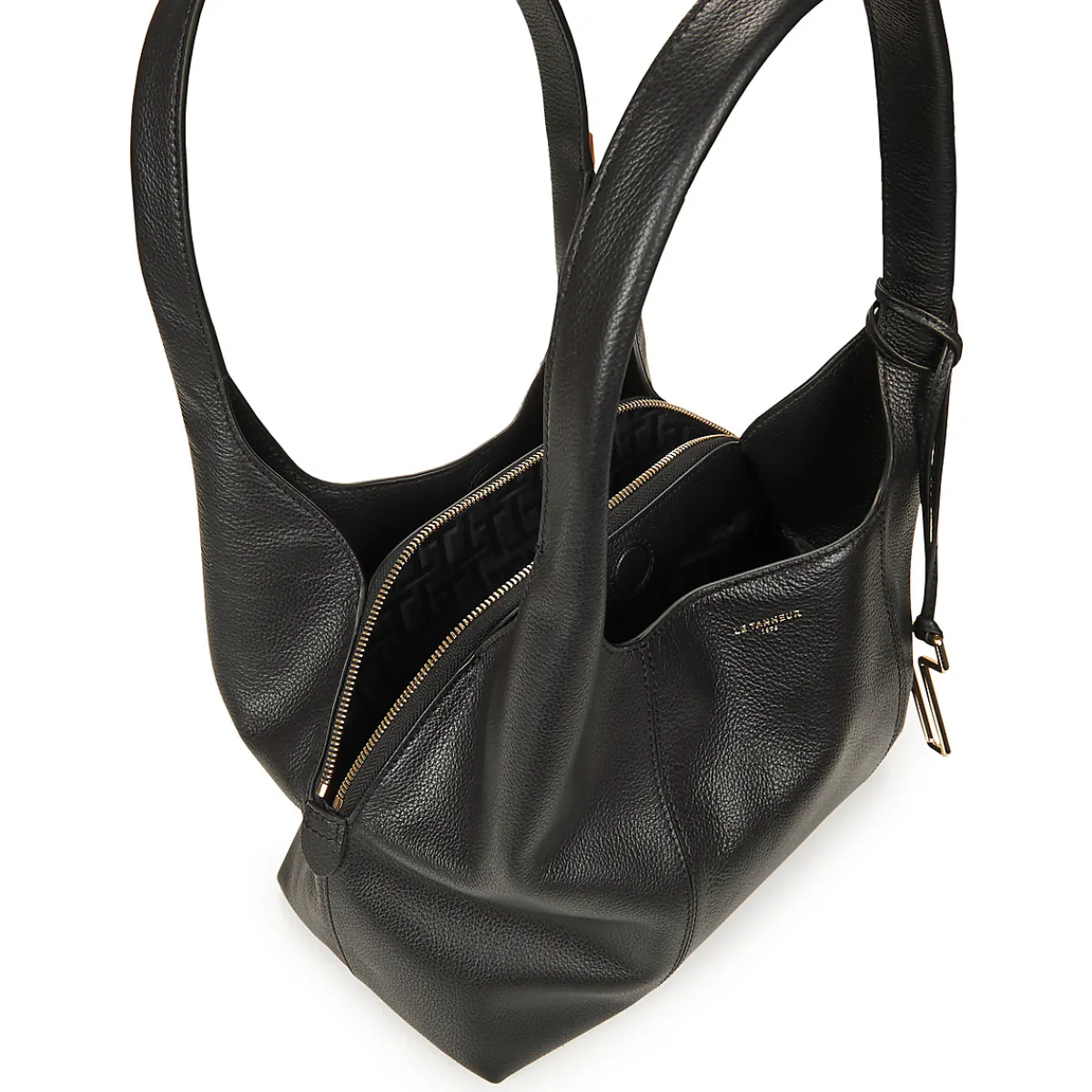 Sacs À Main^Le Tanneur - JULIETTE MEDIUM SHOULDER Noir