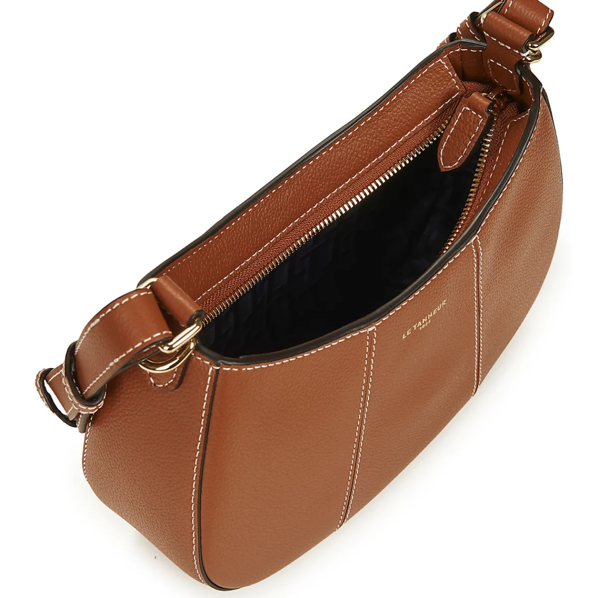 Sacs À Main^Le Tanneur - JULIETTE SMALL HALF MOON Camel