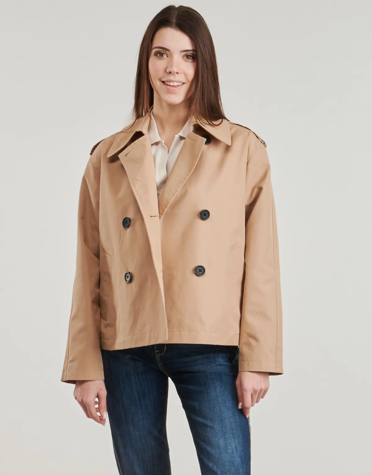 Manteaux^Le Temps des Cerises - LLUVIA Beige