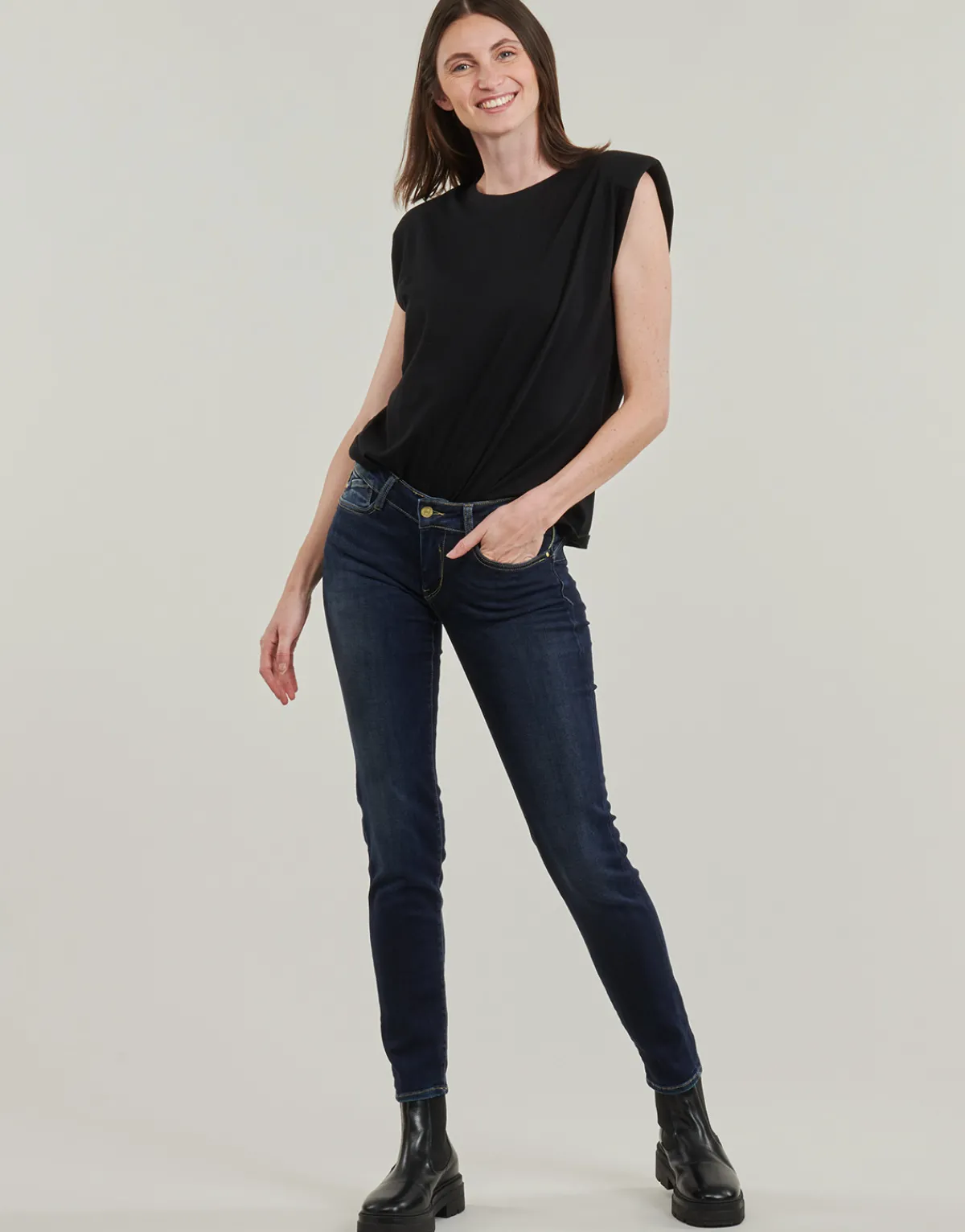 Jeans^Le Temps des Cerises - PULP SANY Bleu