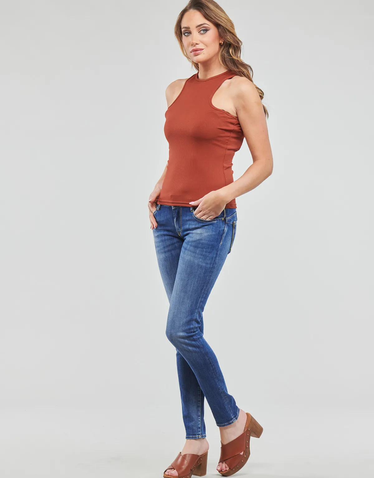 Jeans^Le Temps des Cerises - PULP PHACOS Bleu