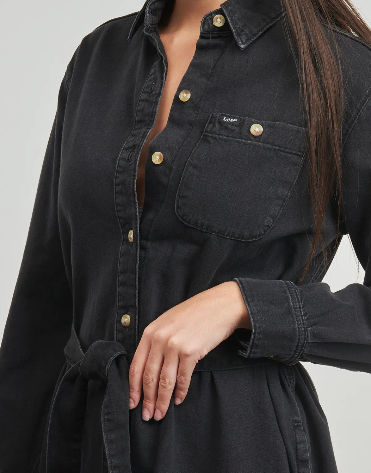Robes^Lee - ALL PURPOSE SHIRT DRESS Noir