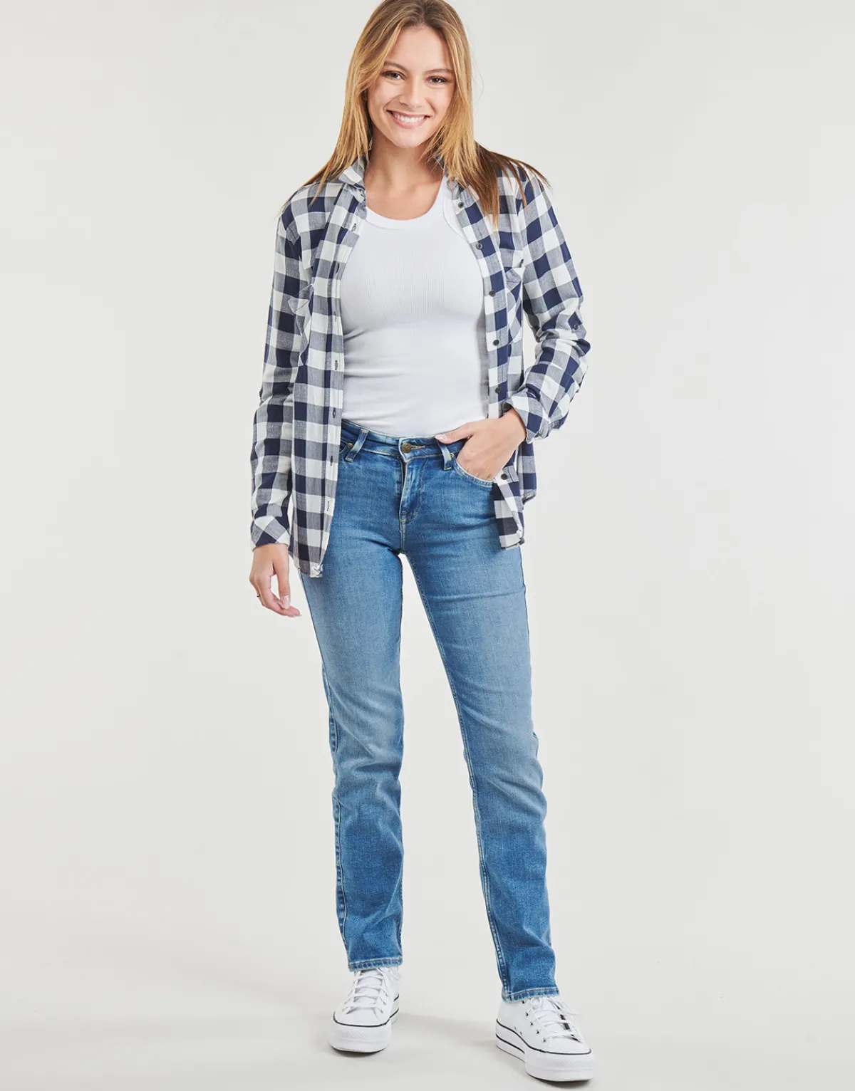 Jeans^Lee - MARION STRAIGHT Bleu