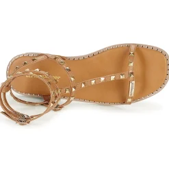 Sandales Et Nu-pieds^Les Tropéziennes par M Belarbi - CORALIE Marron