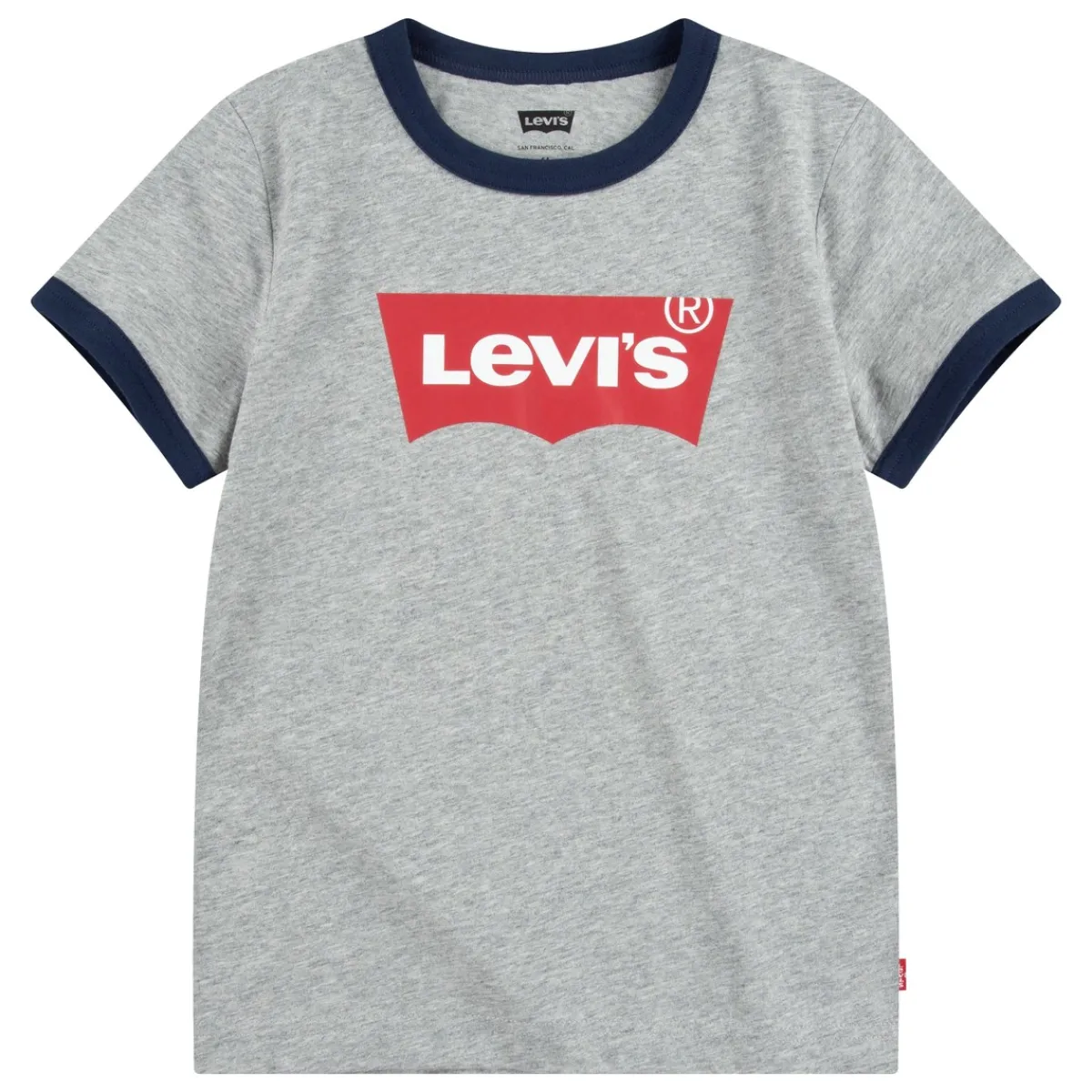 T-shirts & Polos^Levi's - BATWING RINGER TEE Gris