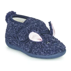 Pantoufles / Chaussons^Little Mary - LAPINVELCRO Bleu