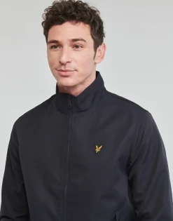 Vestes^Lyle & Scott - MESH BACKED FUNNEL NECK JACKET Bleu