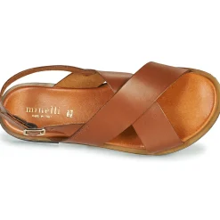 Sandales Et Nu-pieds^Maison Minelli - DONA Marron