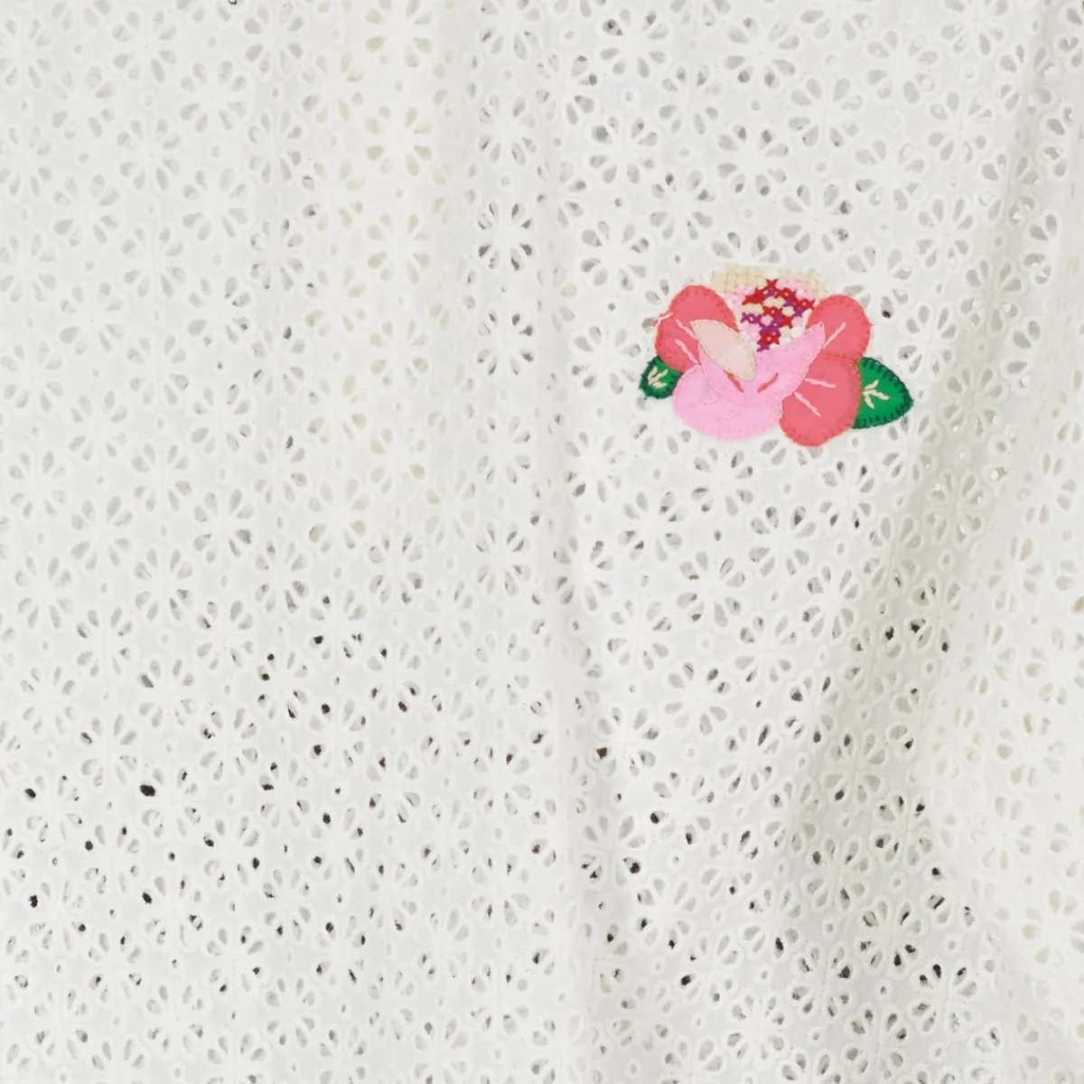 Tops / Blouses^Manoush - FLOWER BADGE Blanc