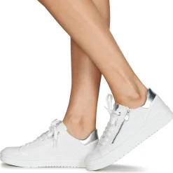 Baskets Mode^Marco Tozzi - ELSA Blanc