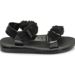 Sandales Et Nu-pieds^Melissa - PAPETTE FLUFFY RIDER AD Noir