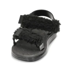 Sandales Et Nu-pieds^Melissa - PAPETTE FLUFFY RIDER AD Noir