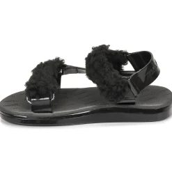 Sandales Et Nu-pieds^Melissa - PAPETTE FLUFFY RIDER AD Noir