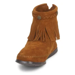Bottines / Boots^Minnetonka - HI TOP BACK ZIP BOOT Marron