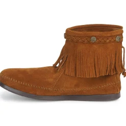 Bottines / Boots^Minnetonka - HI TOP BACK ZIP BOOT Marron