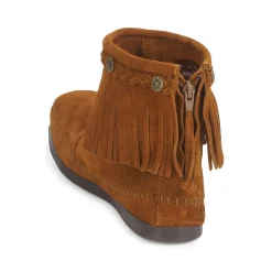 Bottines / Boots^Minnetonka - HI TOP BACK ZIP BOOT Marron