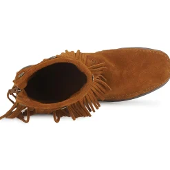 Bottines / Boots^Minnetonka - HI TOP BACK ZIP BOOT Marron
