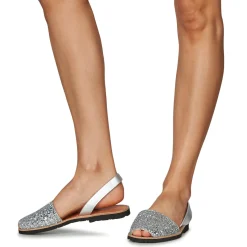 Sandales Et Nu-pieds^Minorquines - AVARCA Argenté
