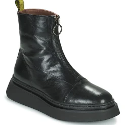 Bottines / Boots^Mjus - BASE ZIP Noir