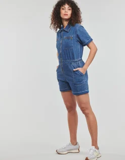 Combinaisons / Salopettes^Molly Bracken - ES106BP-BLUE-DENIM Bleudenim
