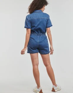 Combinaisons / Salopettes^Molly Bracken - ES106BP-BLUE-DENIM Bleudenim
