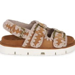 Sandales Et Nu-pieds^Mou - BIO TWO BUCKLES AND BACK STRAP Marron