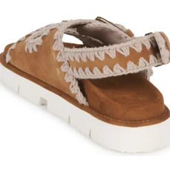 Sandales Et Nu-pieds^Mou - BIO TWO BUCKLES AND BACK STRAP Marron