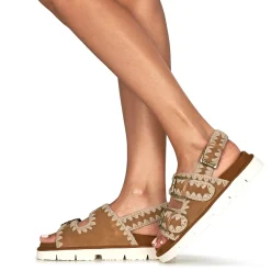 Sandales Et Nu-pieds^Mou - BIO TWO BUCKLES AND BACK STRAP Marron