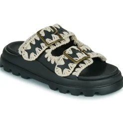 Sandales Et Nu-pieds^Mou - EVA ONE-PIECE SLIDE TWO-BUCKLE Noir