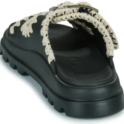 Sandales Et Nu-pieds^Mou - EVA ONE-PIECE SLIDE TWO-BUCKLE Noir