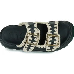Sandales Et Nu-pieds^Mou - EVA ONE-PIECE SLIDE TWO-BUCKLE Noir
