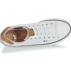Baskets Mode^Mustang - 1272307 Blanc