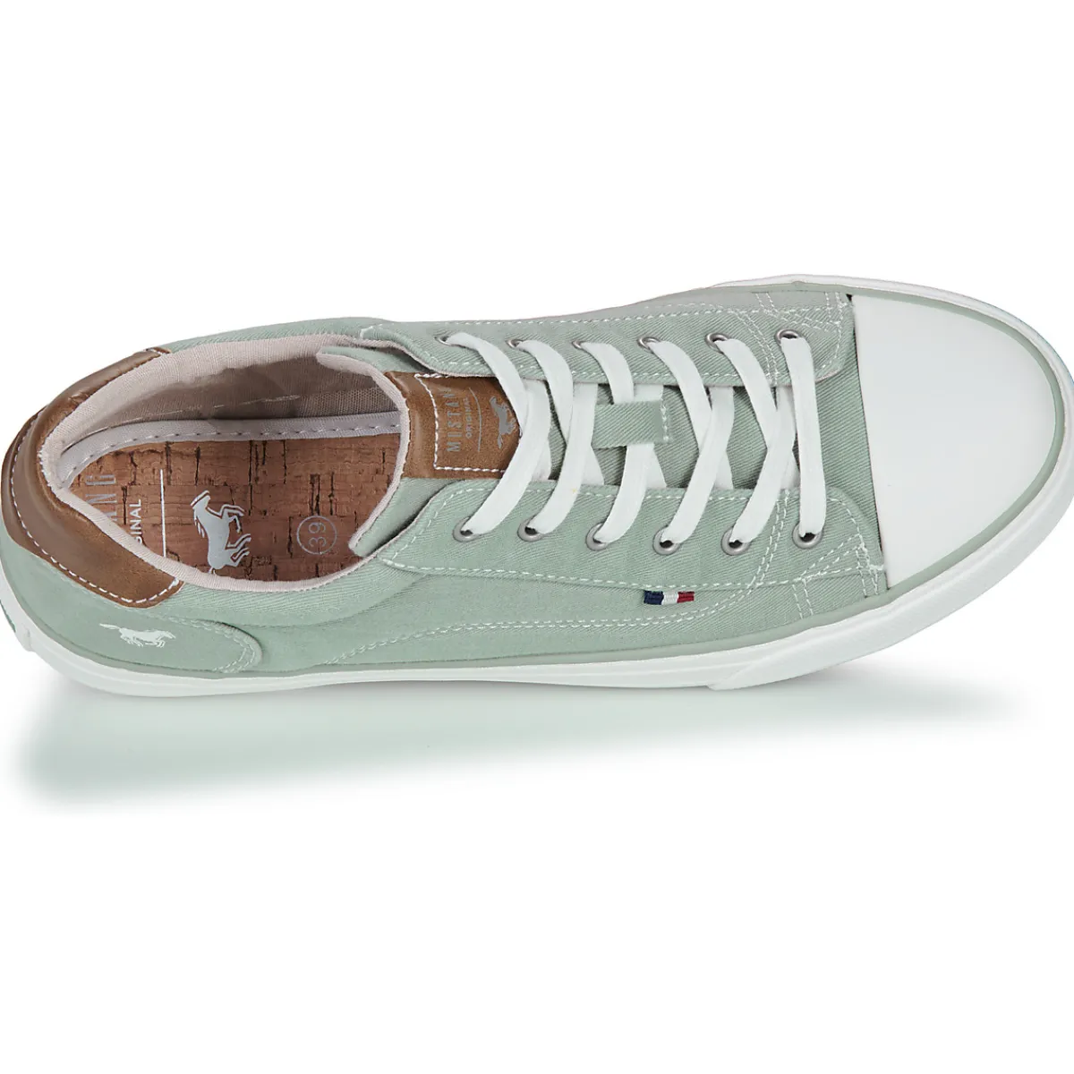 Baskets Mode^Mustang - 1272307 Vert