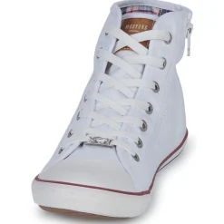 Baskets Mode^Mustang - GALLEGO Blanc