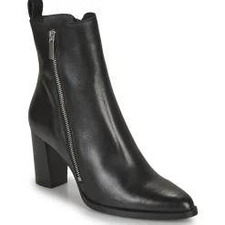 Bottines / Boots^Myma - 6913-CUIR- Noir