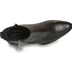 Bottines / Boots^Myma - 6913-CUIR- Noir