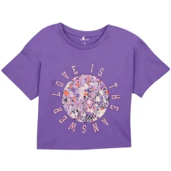 T-shirts & Polos^Name it - NKFBOLETTE SS LOOSE SHORT TOP Violet